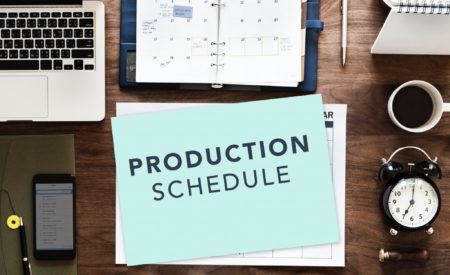 event production schedule